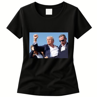 Trump Fist Bump Front And Back CanT Be Killed! Design Womens T-Shirt
