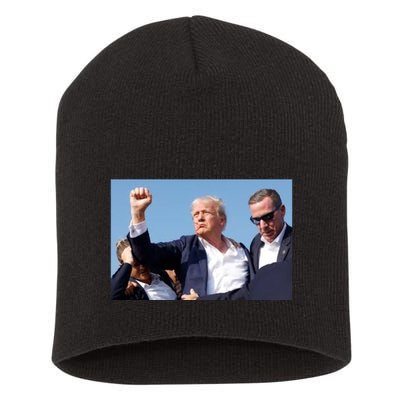 Trump Fist Bump Front And Back CanT Be Killed! Design Short Acrylic Beanie