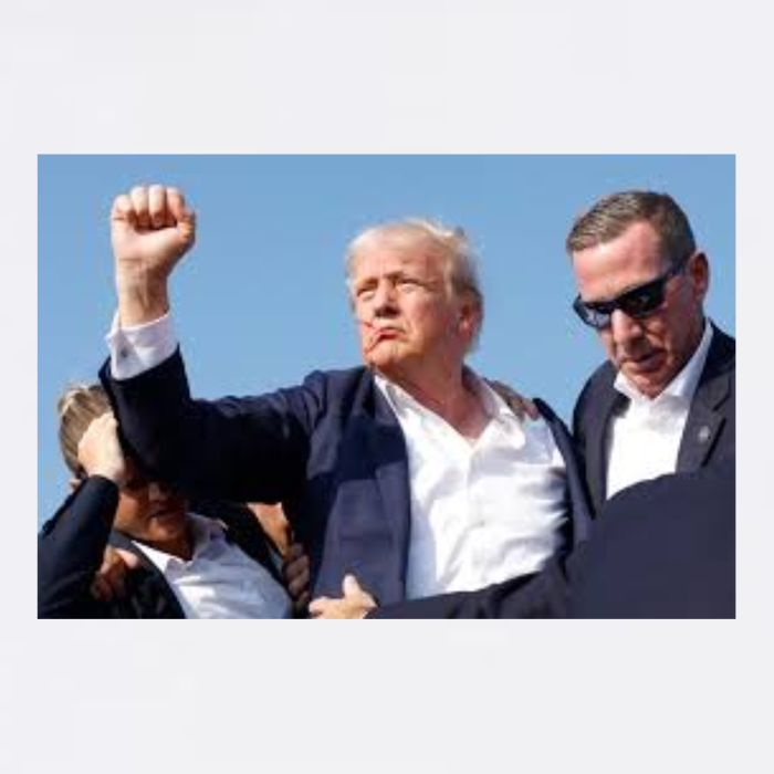 Trump Fist Bump Front And Back CanT Be Killed! Design Garment-Dyed Sweatshirt