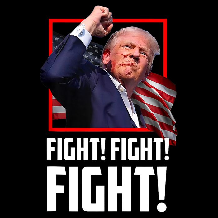 Trump Face Blood Fight Fight Fight Shot Assassination Attempt 2024 Drawstring Bag