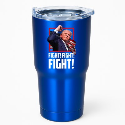 Trump Face Blood Fight Fight Fight Shot Assassination Attempt 2024 Tumbler