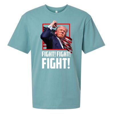 Trump Face Blood Fight Fight Fight Shot Assassination Attempt 2024 Sueded Cloud Jersey T-Shirt