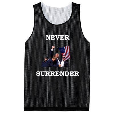Trump Fist Bump In Air Never Surrender 2024 Mesh Reversible Basketball Jersey Tank
