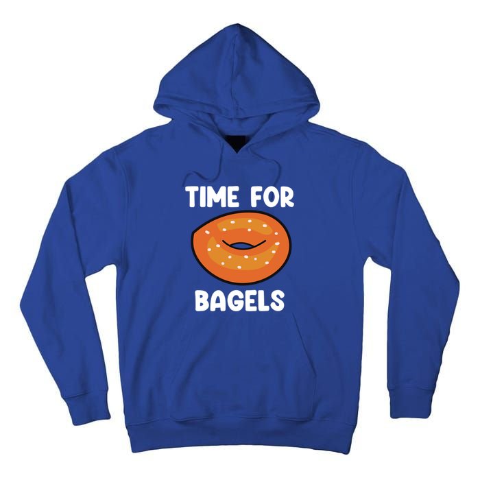 Time For Bagels Funny Bagel Lover Baking Gift Tall Hoodie