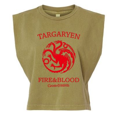 Targaryen Fire & Blood Garment-Dyed Women's Muscle Tee