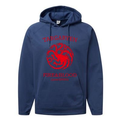 Targaryen Fire & Blood Performance Fleece Hoodie