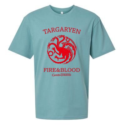 Targaryen Fire & Blood Sueded Cloud Jersey T-Shirt