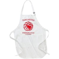 Targaryen Fire & Blood Full-Length Apron With Pockets