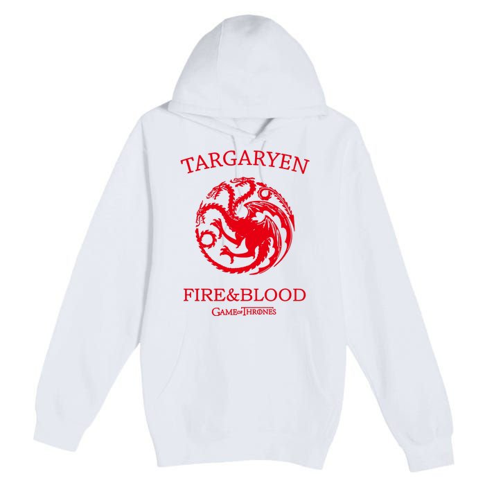 Targaryen Fire & Blood Premium Pullover Hoodie