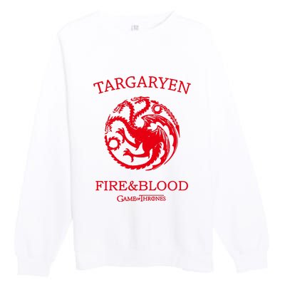 Targaryen Fire & Blood Premium Crewneck Sweatshirt