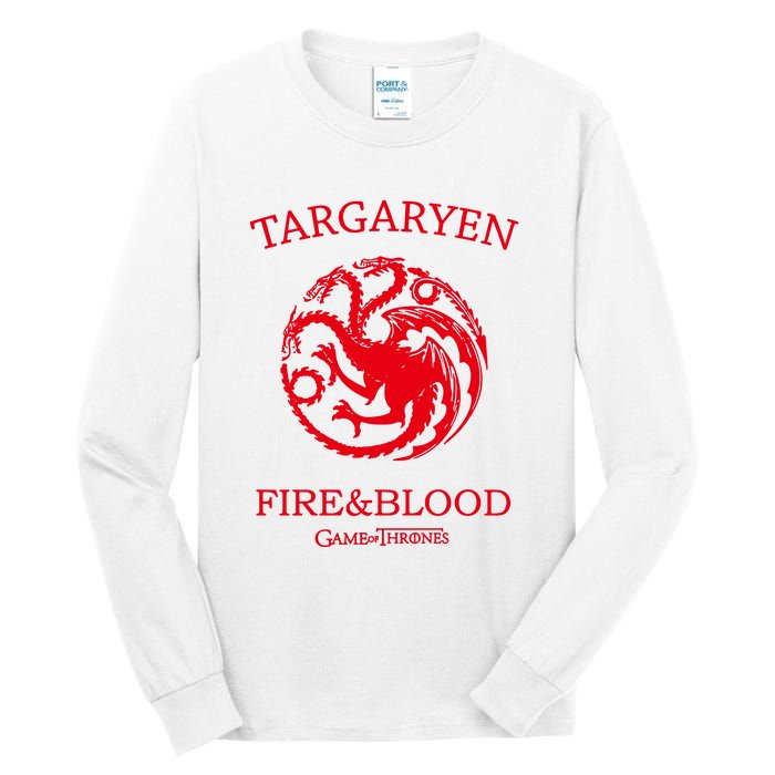 Targaryen Fire & Blood Tall Long Sleeve T-Shirt