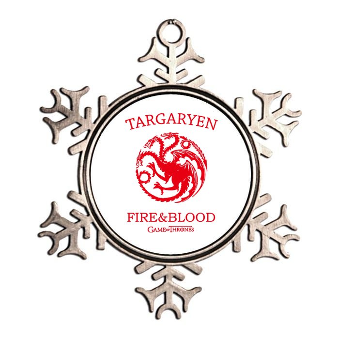 Targaryen Fire & Blood Metallic Star Ornament