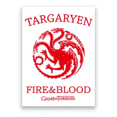 Targaryen Fire & Blood Poster