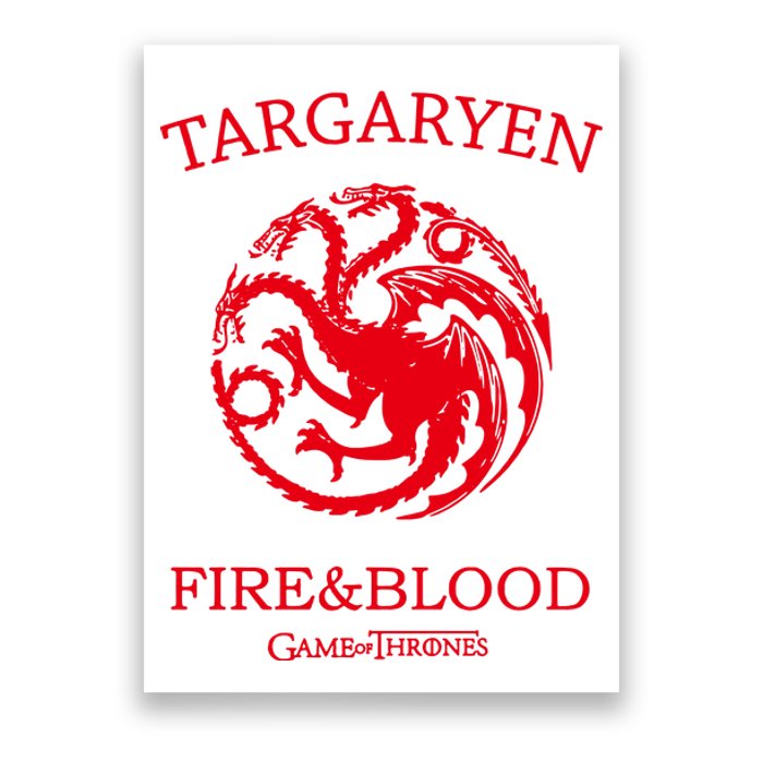 Targaryen Fire & Blood Poster