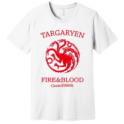 Targaryen Fire & Blood Premium T-Shirt