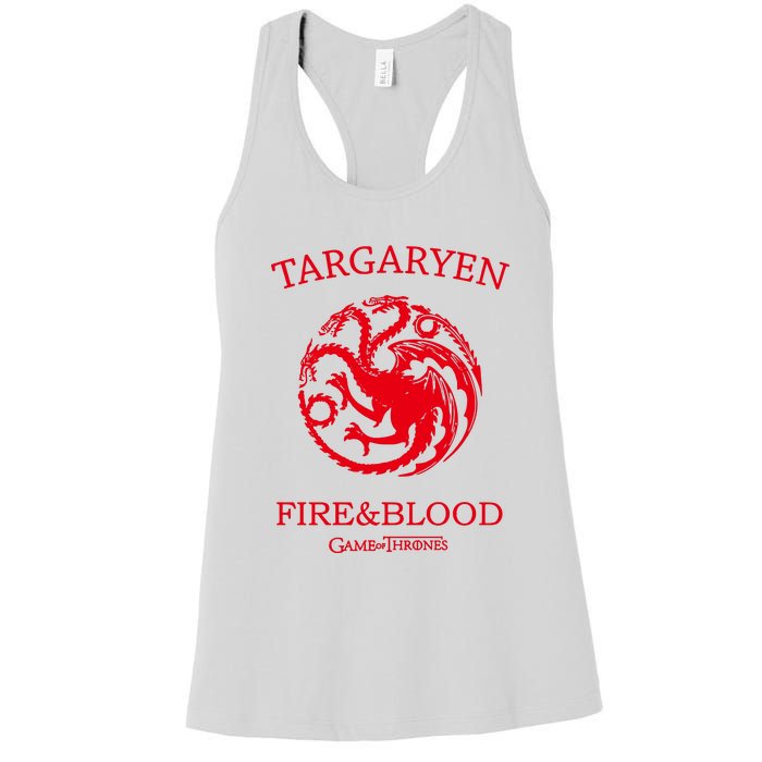 Targaryen Fire & Blood Women's Racerback Tank