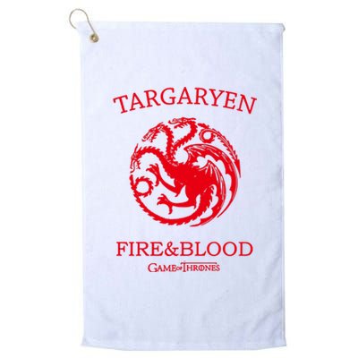 Targaryen Fire & Blood Platinum Collection Golf Towel