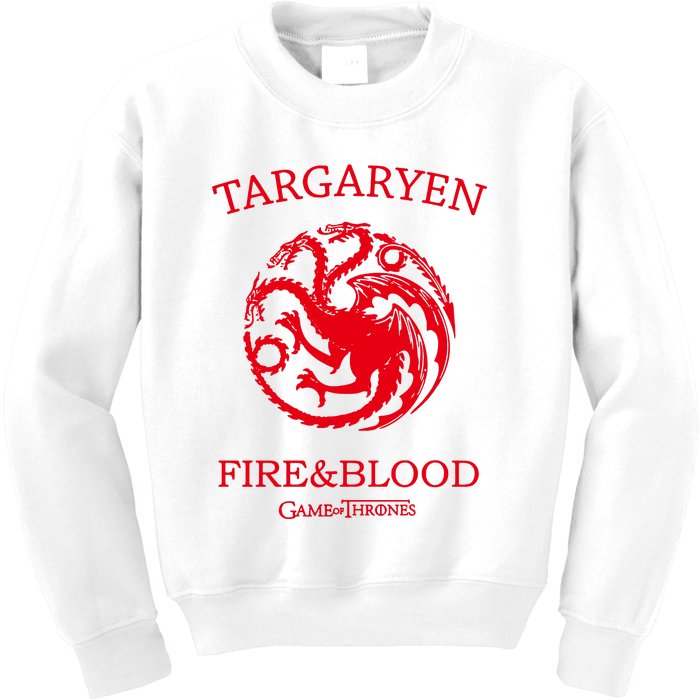 Targaryen Fire & Blood Kids Sweatshirt