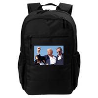 Trump Fist Bump Front And Back American Flag Design Daily Commute Backpack