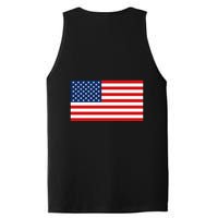 Trump Fist Bump Front And Back American Flag Design PosiCharge Competitor Tank