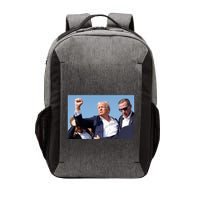 Trump Fist Bump Front And Back American Flag Design Vector Backpack