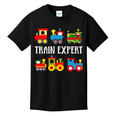 Trains Funny Boy Train Expert Kids T-Shirt