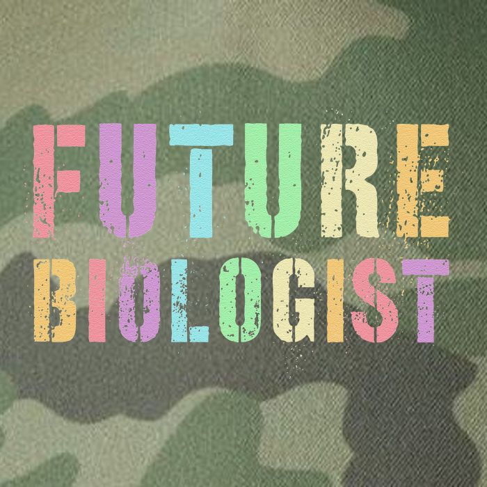 Tiny Future Biologist In Training Life Sciences Bio Legacy Tie Dye Trucker Hat