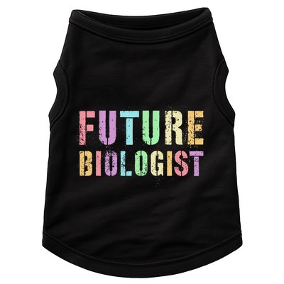 Tiny Future Biologist In Training Life Sciences Bio Doggie Tank