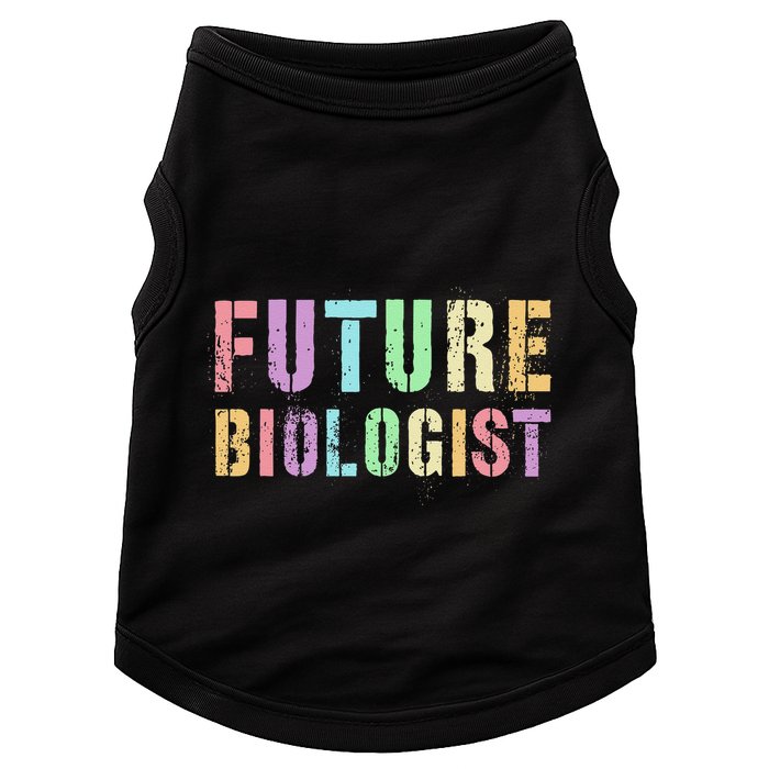 Tiny Future Biologist In Training Life Sciences Bio Doggie Tank
