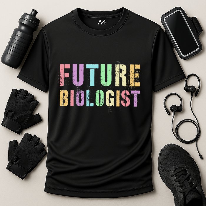 Tiny Future Biologist In Training Life Sciences Bio Performance Shirt