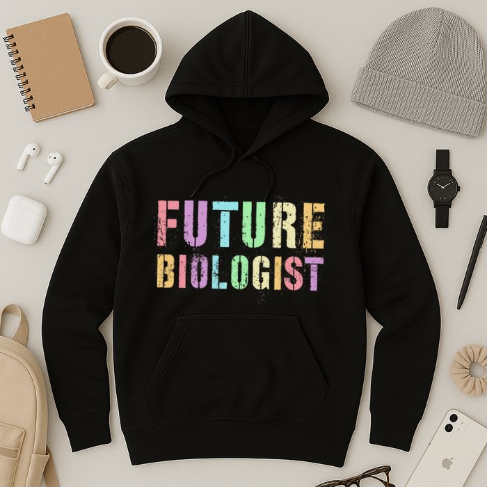 Tiny Future Biologist In Training Life Sciences Bio Hoodie