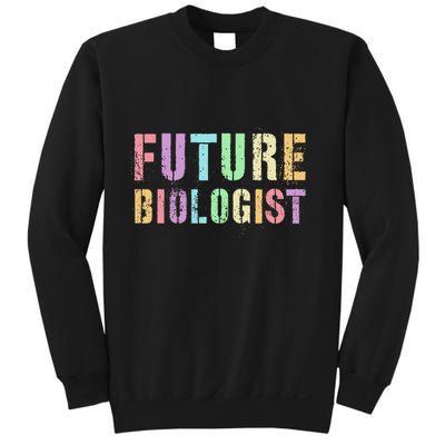 Tiny Future Biologist In Training Life Sciences Bio Sweatshirt