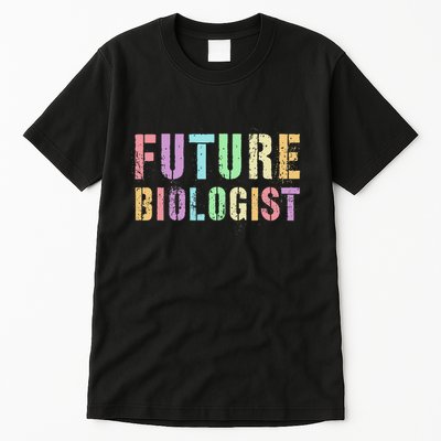 Tiny Future Biologist In Training Life Sciences Bio Tall T-Shirt