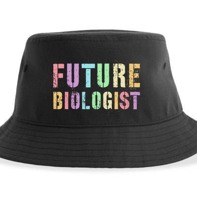 Tiny Future Biologist In Training Life Sciences Bio Sustainable Bucket Hat