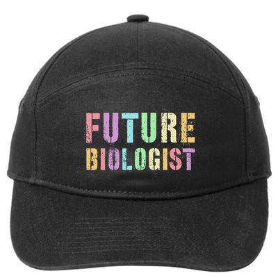 Tiny Future Biologist In Training Life Sciences Bio 7-Panel Snapback Hat