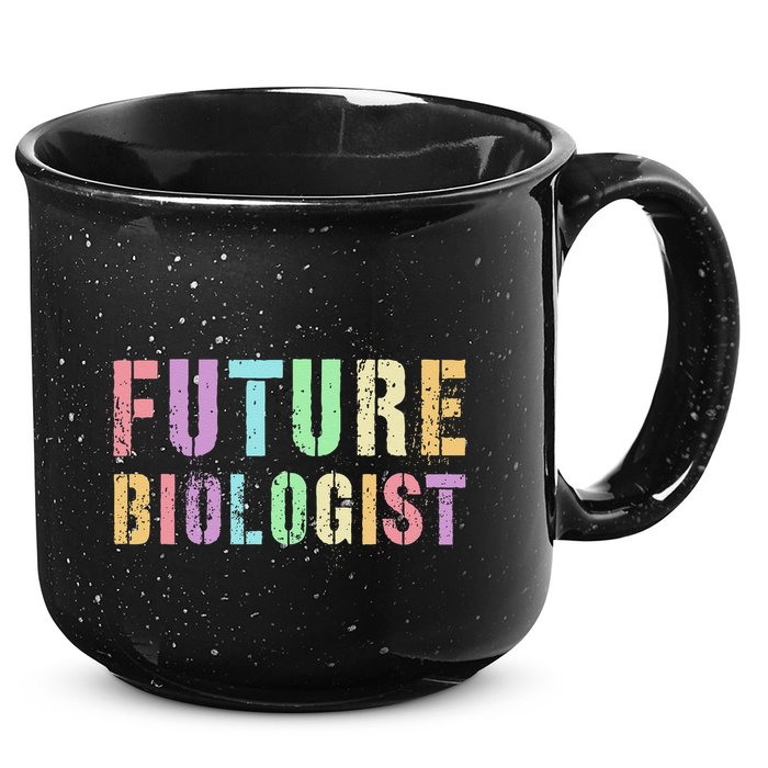 Tiny Future Biologist In Training Life Sciences Bio 15oz Campfire Ceramic Mug