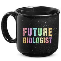 Tiny Future Biologist In Training Life Sciences Bio 15oz Campfire Ceramic Mug
