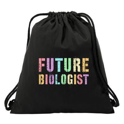 Tiny Future Biologist In Training Life Sciences Bio Drawstring Bag