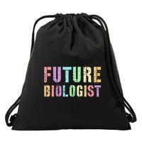 Tiny Future Biologist In Training Life Sciences Bio Drawstring Bag