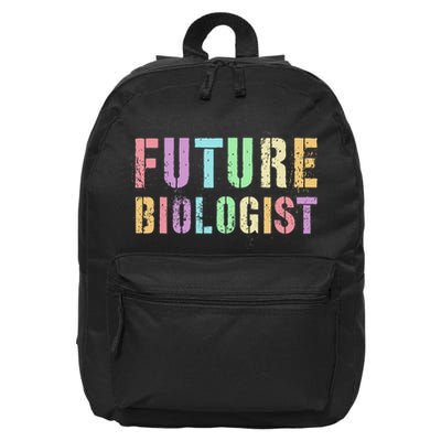 Tiny Future Biologist In Training Life Sciences Bio 16 in Basic Backpack