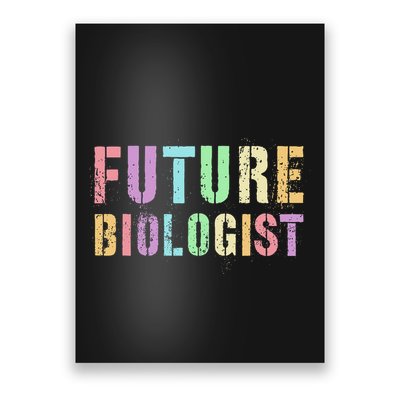 Tiny Future Biologist In Training Life Sciences Bio Poster