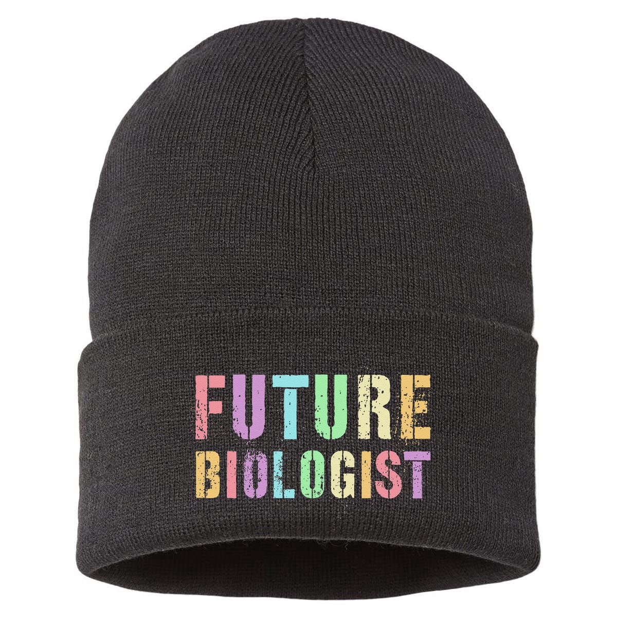 Tiny Future Biologist In Training Life Sciences Bio Sustainable Knit Beanie