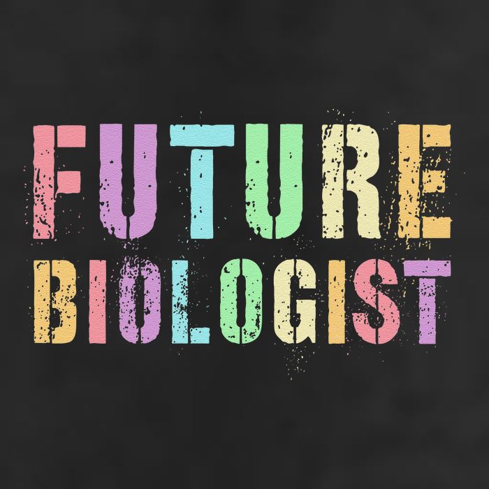 Tiny Future Biologist In Training Life Sciences Bio 25L Jumbo Tote