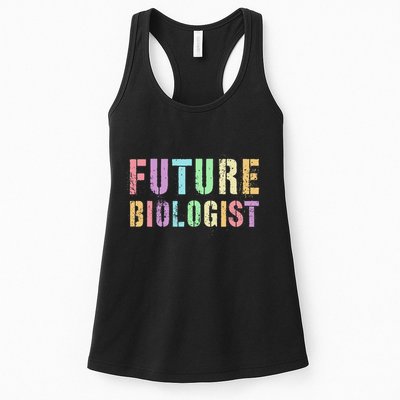 Tiny Future Biologist In Training Life Sciences Bio Womens Tank Top