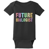 Tiny Future Biologist In Training Life Sciences Bio Baby Bodysuit