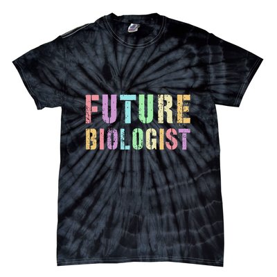 Tiny Future Biologist In Training Life Sciences Bio Tie-Dye T-Shirt