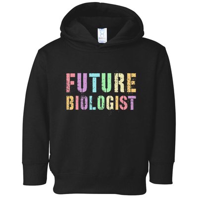 Tiny Future Biologist In Training Life Sciences Bio Toddler Hoodie