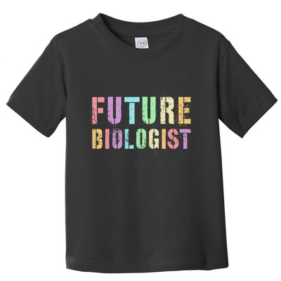 Tiny Future Biologist In Training Life Sciences Bio Toddler T-Shirt