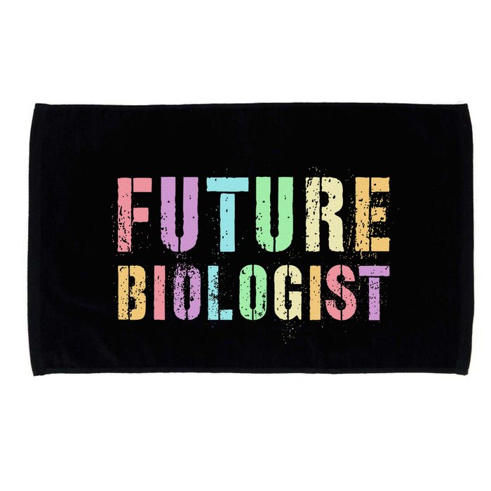 Tiny Future Biologist In Training Life Sciences Bio Microfiber Hand Towel
