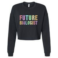Tiny Future Biologist In Training Life Sciences Bio Cropped Pullover Crew